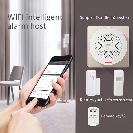 Wireless Home Security Motion Detective Sensor Alarm Kit_1