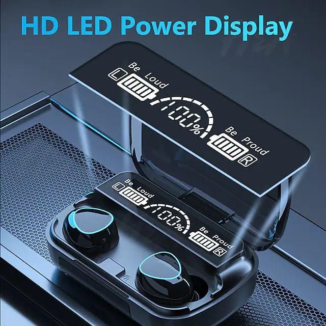 M10-A TWS Wireless Bluetooth 5.1 Earbuds With Power Bank_0