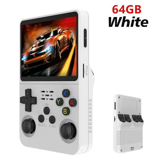 R36S Retro Handheld Video Game Console Linux System 3.5 Inch IPS Screen Portable Pocket Video Player - 64 GB_0