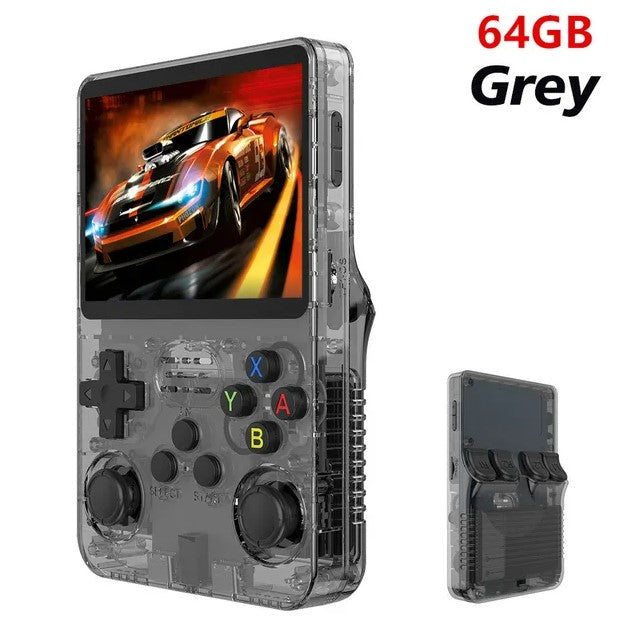 R36S Retro Handheld Video Game Console Linux System 3.5 Inch IPS Screen Portable Pocket Video Player - 64 GB_1